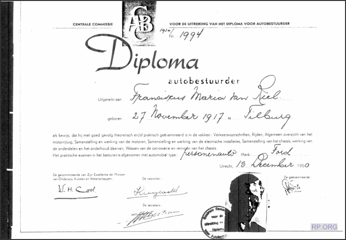 RPVKS Diploma 1950 bvr [KK]